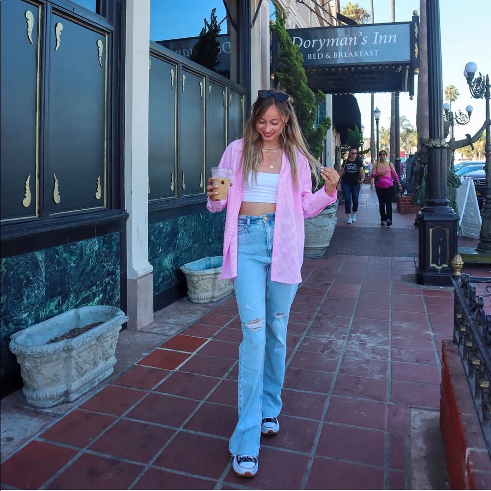 Zara high rise jeans